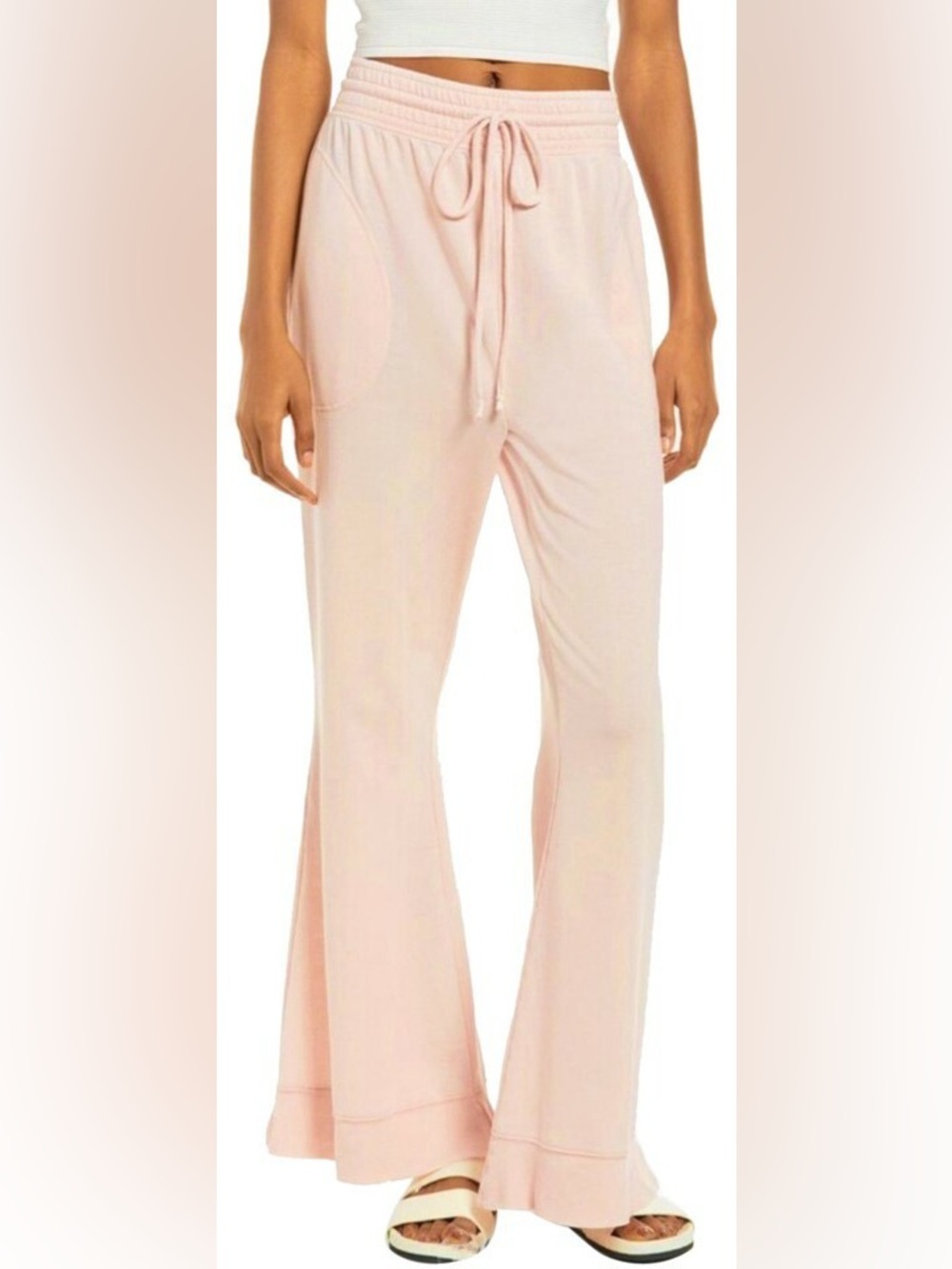 NWT Free People Intimately Cozy Cool Girl Lounge Pants - Pink